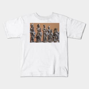 Lining Up The Troops - 1 - The Macro Isolation Series Kids T-Shirt